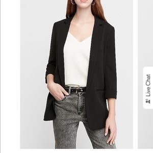 Express Rolled Sleeve Blazer